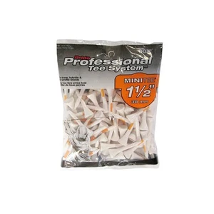 Mini camiseta Pride Professional (1 1/2", blanca 90pk) madera maciza NUEVA - Imagen 1 de 1