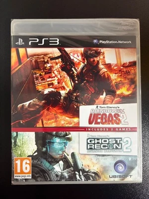 Tom Clancy Rainbow Six Vegas 2 & Ghost Recon 2 (PS3) R2 PAL BRAND NEW - Image 1 of 2