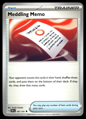 Meddling Memo 181/191 SV08: Surging Sparks - Image 1 of 2