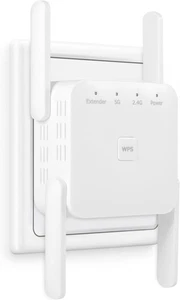 Glxertvz WLAN Repeater WLAN Verstärker 1200Mbit/s Dualband 2,4GHz+5GHz - Afbeelding 1 van 1