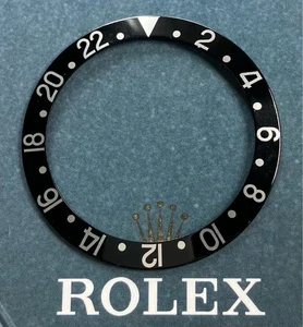 Original Rolex GMT-Master 1675 16750 schwarze Lünette Oldtimerteil - Bild 1 von 6