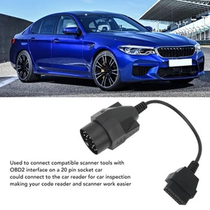 Neu OBD II Adapterkabel 20-Pin Zu OBD2 Stecker Rund Diagnose Scanner Tool Kabel - Afbeelding 1 van 22