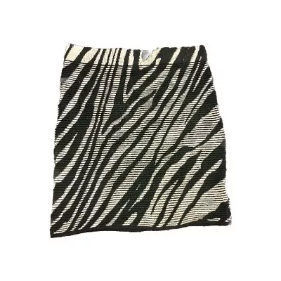 Silence + Noise Zebra Tapestry Print Mini Skirt Small - Image 1 of 4
