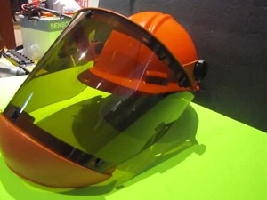 Salisbury Helmet w/ Face Shield ANSI Z89.1-2009 Type I Class E LT Sz 53-64cm IEC - Picture 1 of 8