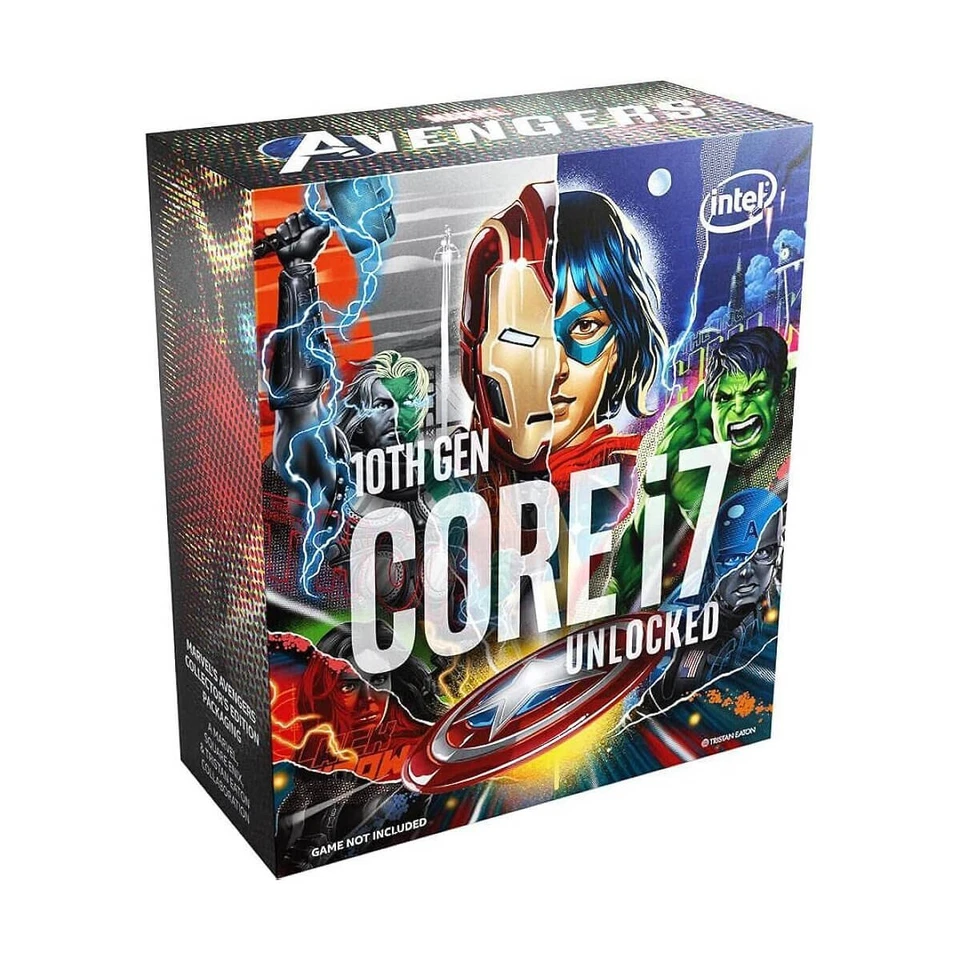 Intel CORE I7 10700K LGA 1200 8-Core 3.8 GHz Avengers Special Edition Box - Image 1 of 1