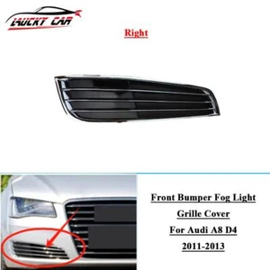 Right Front Bumper Fog Lamp Light Grille Cover For Audi A8 D4 2012 New - Picture 1 of 5