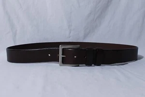 Schwerer schwarzer Herren Ledergürtel Made in USA Gr. 42 - Bild 1 von 8