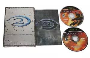 Halo 2 XBOX Limited Edition 2004 Steelbook Case & Collector's Discs GETESTET! - Bild 1 von 4