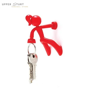 Key Petite Red Superstrong and Stylish Magnetic Girl Figure Key Holder Peleg - Picture 1 of 1
