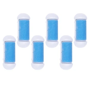 6PCS Creative Pedicure Replacement Heads Foot Dead Skin Removal Roller Heads US - Picture 1 of 12