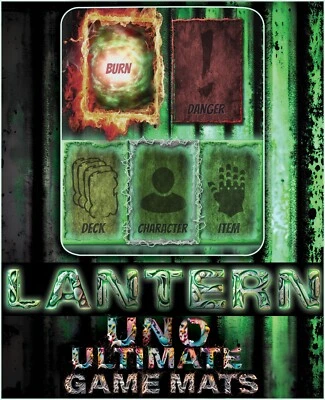 Ultimate Uno Marvel DC Custom Game Mats Card - Board Foil Chase LANTERN MAT - Image 1 of 4