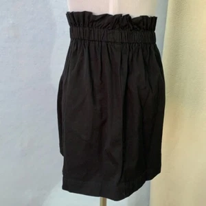 Black High Rise Paper Bag Shorts - Wild Fable - Picture 1 of 8