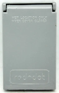 PASS & SEYMOUR LEGRAND 4512 Duplex GFI Self Closing Weatherproof Cover - Gray - Picture 1 of 3