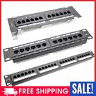 Patch Panel Frame Networking Wall Mount Rack Bracket Cable Manager Network Tool