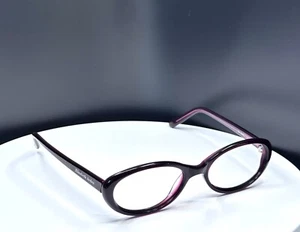 VTG ELIZABETH ARDEN EA SUN 3 BURGUNDY Womens Classic Oval Eyeglasses FRAMES ONLY - Picture 1 of 5