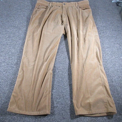 Мужские брюки Ermenegildo Zegna 40 коричневые вельветовые прямые 90-е китайское опрятное платье - Изображение 1 из 4