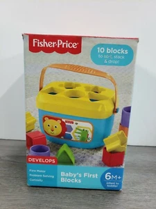 Fisher-Price Baby's First Blocks In Original Box FGP10 - Picture 1 of 7