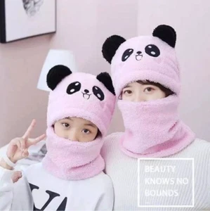 Fashionable Cute Kids Cartoon Scarf Hat Two Piece Setš„¶ - Picture 1 of 4