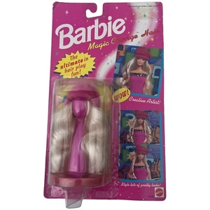 Vintage 1994 Mattel Barbie Magic Change Hair Creative Artist Blonde Waves NOS - Bild 1 von 4