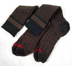 2 - Dahlgren Alpaca Men's Light Hiking Socks Brown & Dark Green XL (12+) - Picture 1 of 5