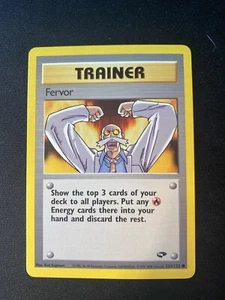 Pokémon Gym Challenge Trainer Fervor 124/132 NM - Picture 1 of 2