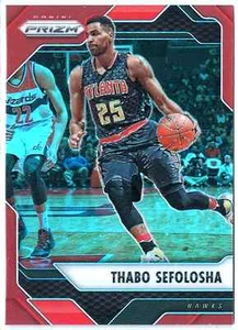 2016-17 Panini Prizm Basketball Thabo Sefolosha Orange Refractor RC /49 Hawks - Bild 1 von 2