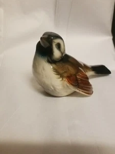 Vtg. Goebel Bird, Sparrow, "CV72" Made in W. Germany, Black/Brown/Blue/Gray - Picture 1 of 14