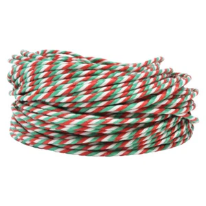 100 Metres Red, White & Green Butchers - Craft - Gift Twine 10 x 10m Lengths - Picture 1 of 2