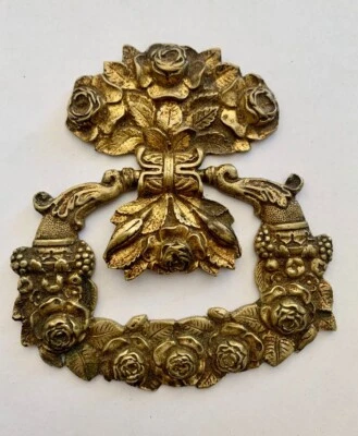 Poignée battante de tiroir  époque début XIX ème - Photo 1/4