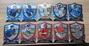 2012 Topps Finest Face of Franchise Die Cut 10-Card Lot! Pujols Votto Halladay +
