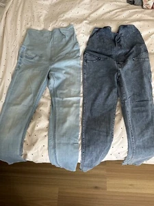 2 X H&M womens maternity jegging/ Jeans - Picture 1 of 2