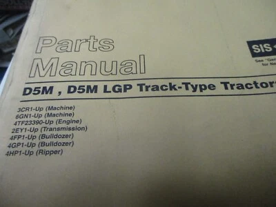 Caterpillar D5M D5M LGP Tractors Parts Manual - Image 1 of 4