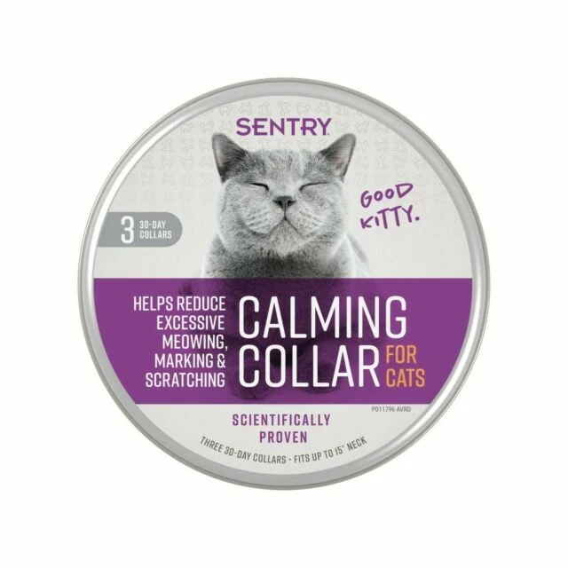 Sentry Calming Collar for Cats, Purple - 3 Count