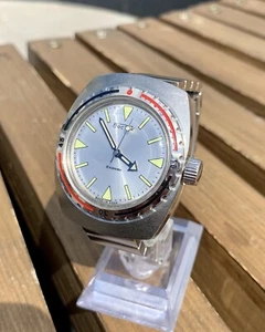 Vintage Soviet Mechanical Watch Vostok Amphibia Made In USSR Oval Case 1980s - Picture 1 of 12