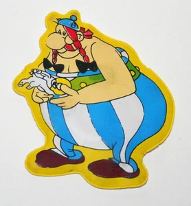 Vintage Obelix Zeitung Comic Strip Kühlschrank Puffmagnet 1978 - Bild 1 von 1