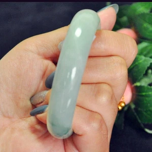 Bracciale Myanmar Monocolore Verde Chiaro Ghiaccio Adesivo Nobile Consorte Giada - Foto 1 di 10