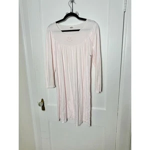 Camisón para mujer Calida Suiza rosa claro bebé manga larga bordado pequeño - Imagen 1 de 8