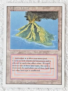MTG Revised Dual Land Volcanic Island Reserved List 1994 Original Magic LP+ - Picture 1 of 10