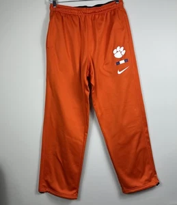 Nike Clemson Tigers Performance Pants Orange RARE Mens XL NEW #17 Team Issued? - Picture 1 of 14