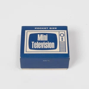 Mini Television Pocket Size Boob Tube Gag Gift Novelty Golden's La Mesa CA TV - Picture 1 of 11
