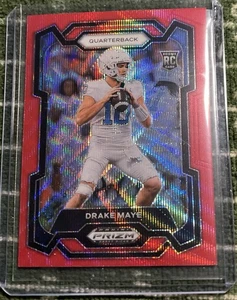 2024 PANINI PRIZM RC RUBY WAVE PRIZM 103 DRAKE MAYE - Picture 1 of 2
