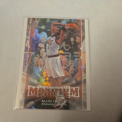 1999-00 SP Authentic Allen Iverson Maximum Force #M5 76ers - Image 1 of 2