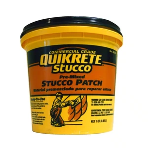 1 Qt. Parche de estuco premezclado para reparaciones exteriores e interiores - Imagen 1 de 2