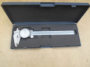 Machinist dial calipers 6", made in Germany, .001" - Picture 1 of 5