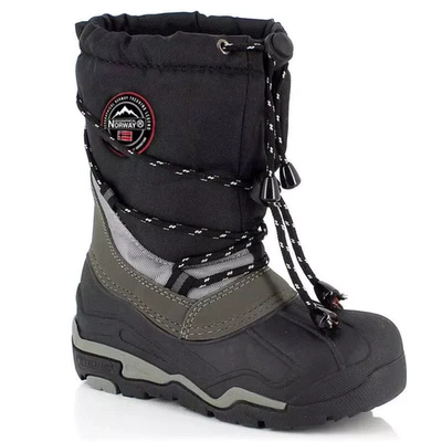 Geographical Norway Marley Nino Botas Zapatos invierno nieve Outdoor Boots negro - Imagen 1 de 4