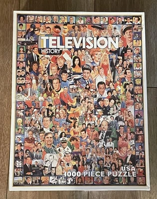 Rompecabezas White Mountain 1000 piezas artículo de historia de televisión #270 2005 piezas selladas Foto 1 de 4