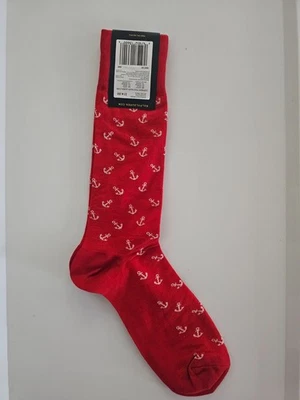 Polo Ralph Lauren Calcetines Algodón Mercerizado Diseño Ancla Roja - Hecho en Corea Foto 1 de 3
