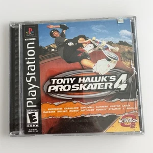 Tony Hawk's Pro Skater 4 (Sony PlayStation 1, 2002) PS1 Black Label New Sealed - Picture 1 of 3