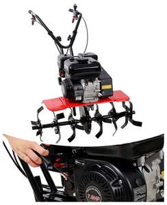 Cultivador y cultivador 7HP motor a gas 212CC OHV 4 tiempos 6 hojas trabajo pesado - Imagen 1 de 14