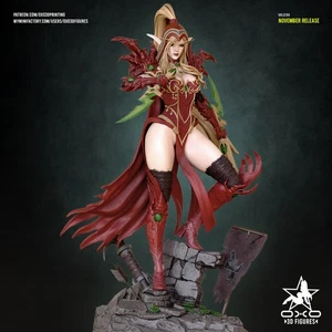 Valeera Sculpture (300mm)/Unpainted/Unassembled/GK/3D Print - Picture 1 of 13